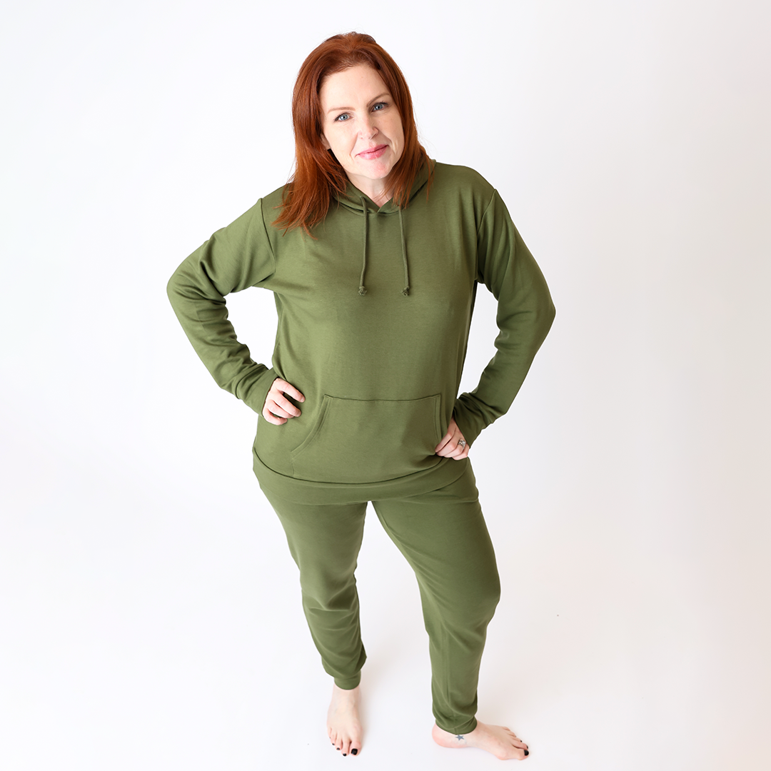 Adventure Green Adult Jogger Set