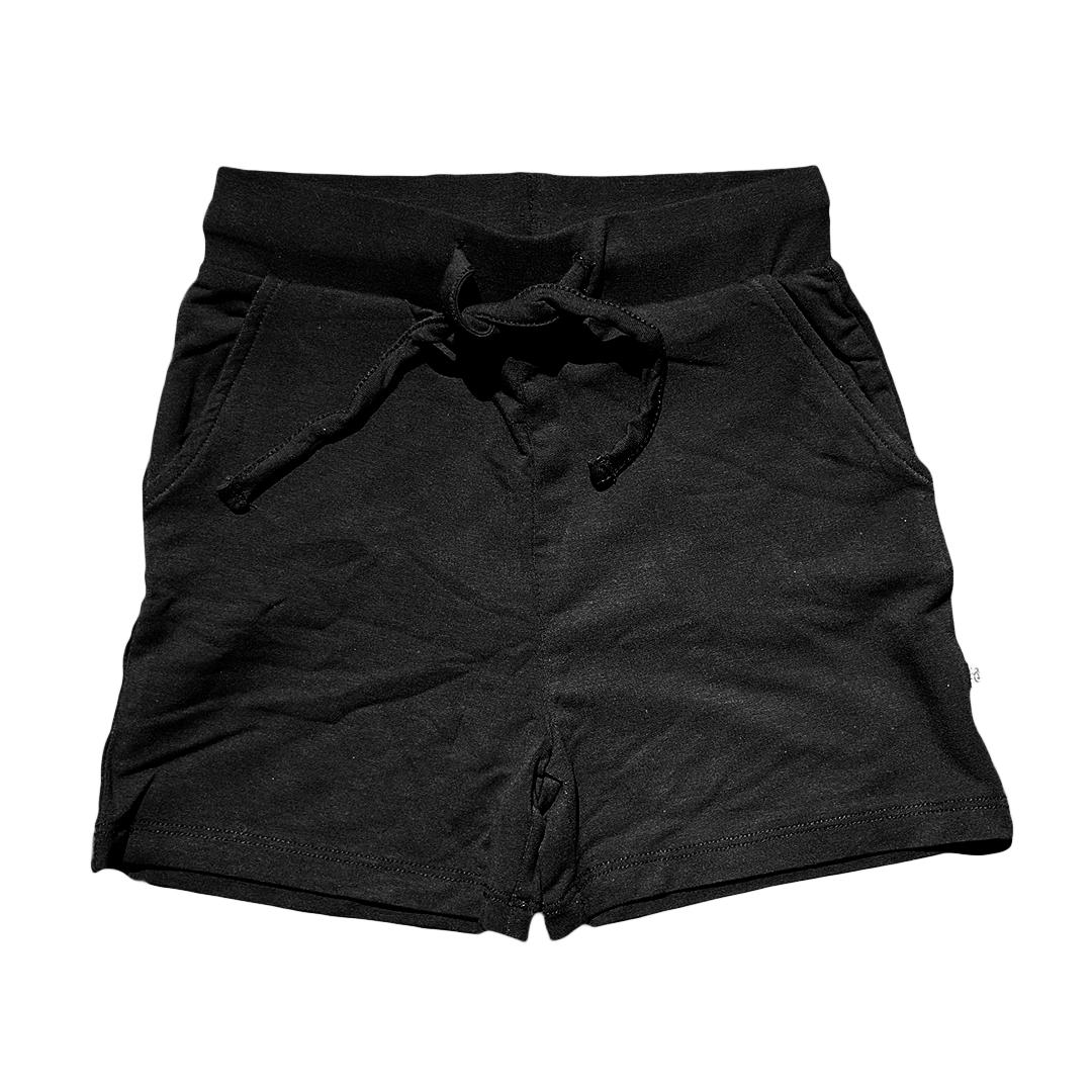 Black Terry Shorts