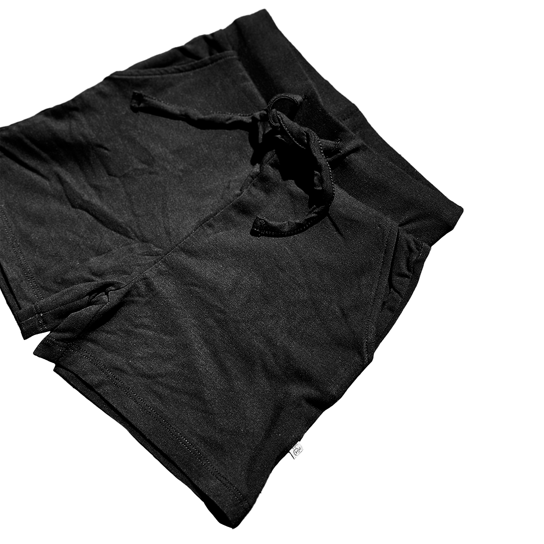 Black Terry Shorts