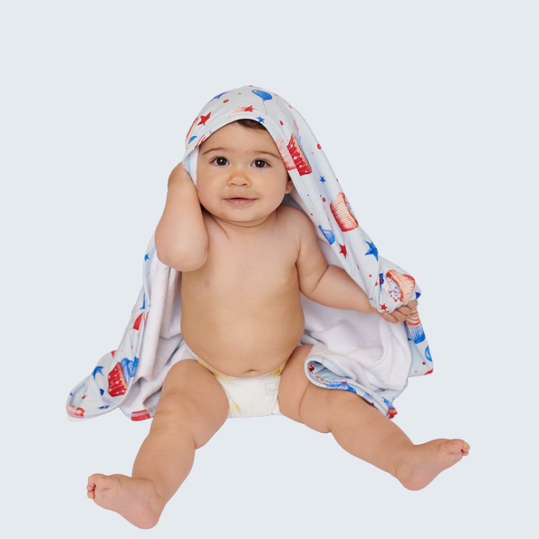 Party Time Bamboo Hooded Towel