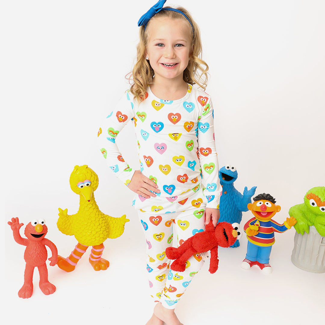 We LOVE Sesame Street Kids Two Piece Lounge Set