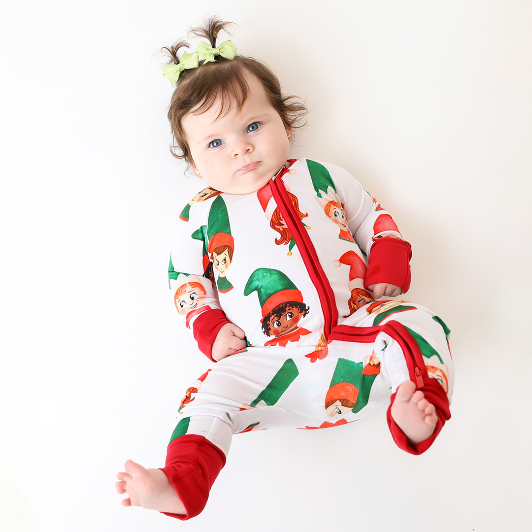 Santa's Little Helper Convertible Romper