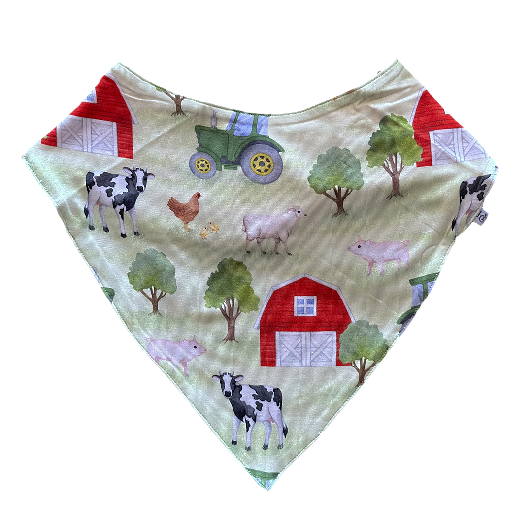 Workin' On The Farm Bamboo Bib